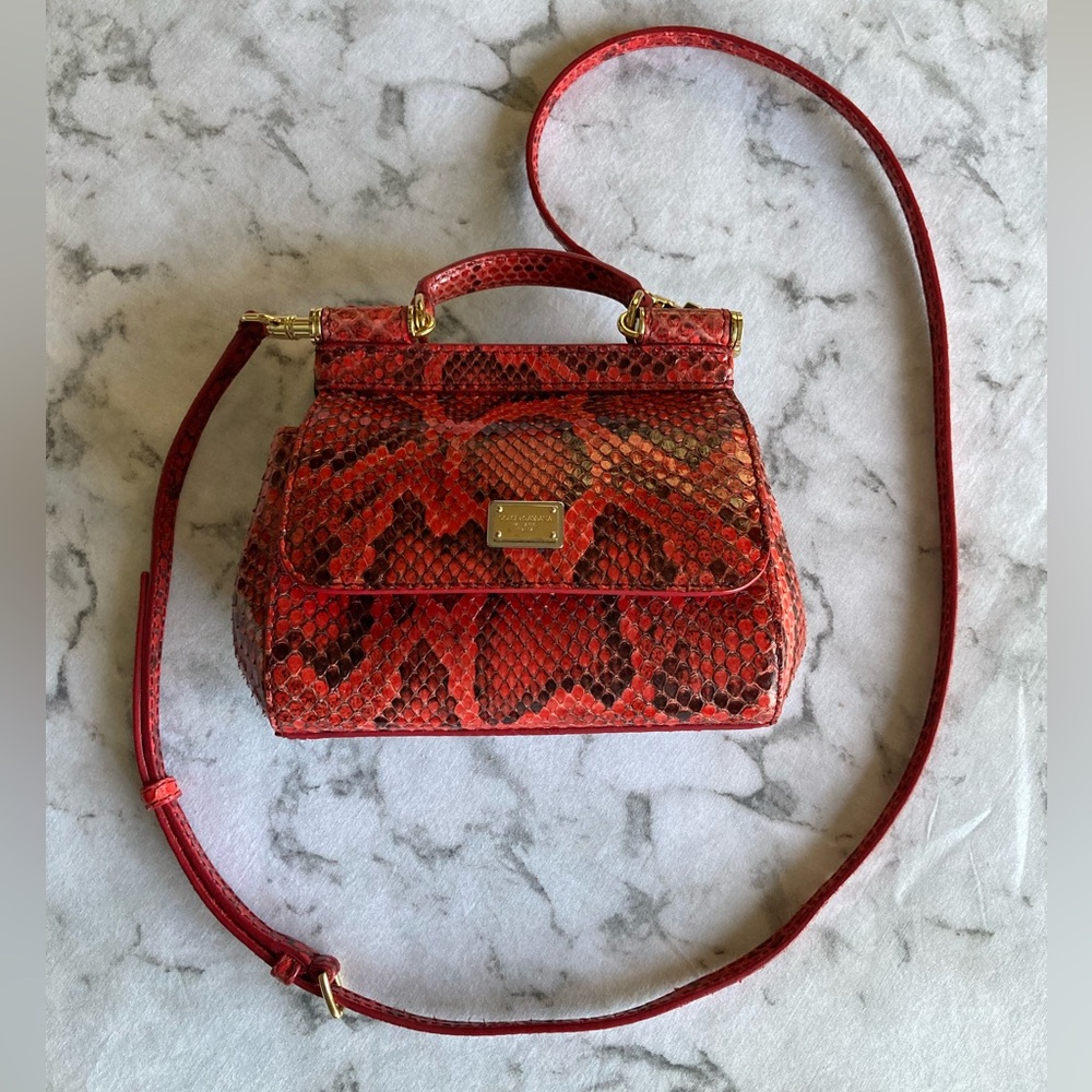 Red Python Miss Sicily Dolce & Gabbana - image 1